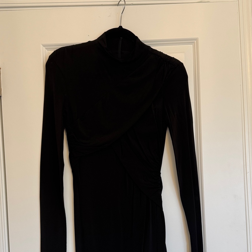 H&M Black Long Sleeve Dress